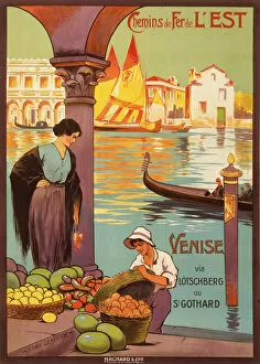 Railways Collection: Venice travel poster
