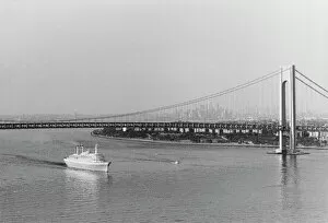 Brooklyn Bridge Canvas Print Collection: Verrazano Bridge
