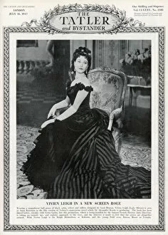 Movie Collection: Vivien Leigh on front cover of The Tatler