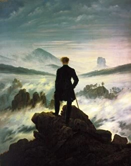 David Evans Jigsaw Puzzle Collection: Wanderer Above the Sea of Fog