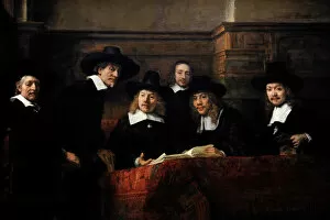 Rijksmuseum Collection: The Wardens of the Amsterdam Drapers Guild, known as The Syn