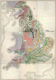 Geological Poster Print Collection: William Smith Geological Map