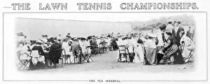 Tennis Metal Print Collection: Wimbledon Tea Interval