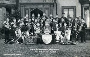 Temperance Collection: Wingates Temperance Prize Brass Band, Westhoughton, Lancashi