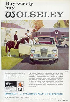 Vintage Canvas Print Collection: Wolseley car advertisement
