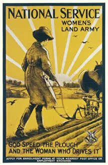 19 Jan 2009 Greetings Card Collection: Womens Land Army Poster