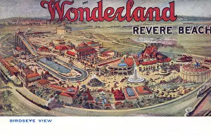 America Mouse Mat Collection: Wonderland, Revere Beach, Massachusetts, USA