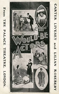 New items from The Michael Diamond Collection Poster Print Collection: Would-Be Actors, Palace Theatre, London