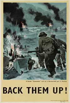 Back Collection: WW2 Poster -- Back Them Up