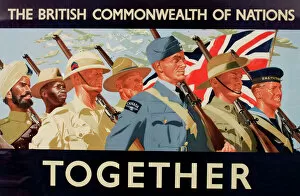 Weapons Collection: WW2 poster, The British Commonwealth of Nations Together