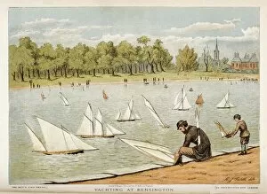 Kensington Gardens Collection: Yachting at Kensington