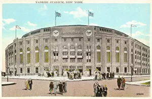 Baseball Stadiums Metal Print Collection: Yankee Stadium - New York