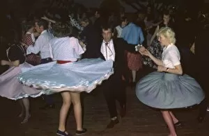 Swirling Collection: Young people at a Rock and Roll dance, Cornwall