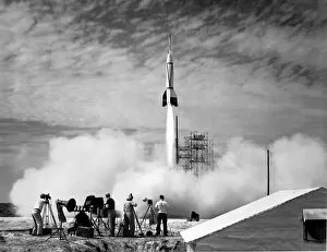 Launch Premium Framed Print Collection: Bumper V-2 Launch