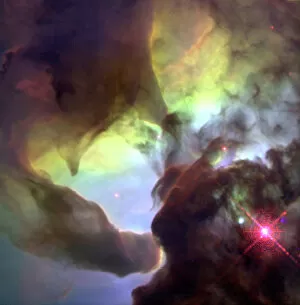 Galaxies Collection: Giant Twisters in the Lagoon Nebula