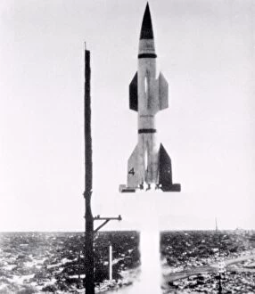 8 Nov 2007 Framed Print Collection: Hermes A-1 Test Rockets