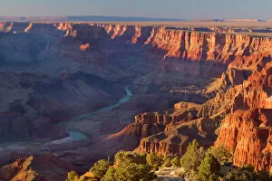 Related Images Framed Print Collection: Grand Canyon - panoramic view from Grandview Point into the Grand Canyon
