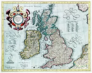 Sixteenth Collection: 16th century map of the British Isles