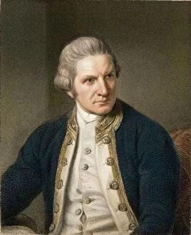 Greenwich Fine Art Print Collection: 1775 Captain James Cook explorer