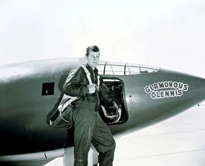 Fine art Collection: Charles Chuck Yeager. American pilot