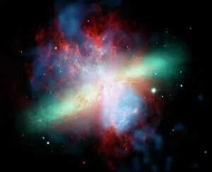 Galaxy Collection: Cigar galaxy (M82), composite image