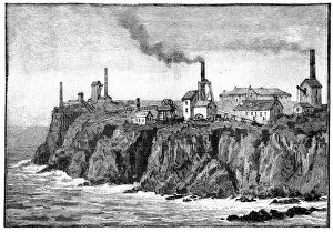 Magazine Collection: Cornish tin mines, 19th century