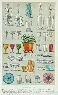 Related Images Poster Print Collection: Glassware, historical artwork