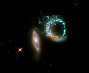 Hubble Space Telescope Collection: Interacting galaxies Arp 147, HST image