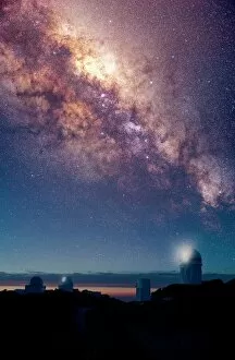 Milky Way Poster Print Collection: Kitt Peak Observatory and Milky Way