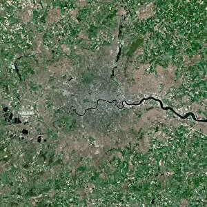 Greater London Collection: London, UK, satellite image