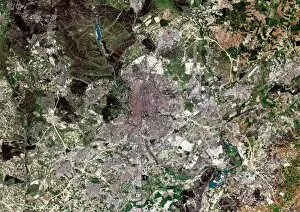 20 Jul 2008 Jigsaw Puzzle Collection: Madrid, satellite image