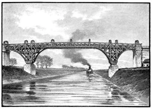 Railway Bridge Collection: Manchester Ship Canal, 19th century