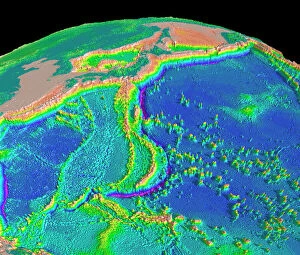 Floor Collection: Mariana trench sea floor topography