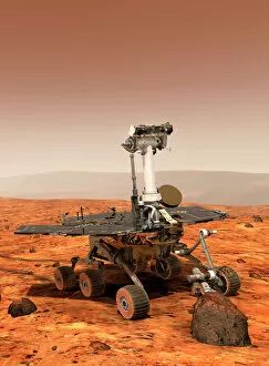 NASA history Fine Art Print Collection: Mars Exploration Rover