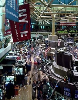 Time Lapse Collection: New York Stock Exchange trading, 1980s C016 / 2381