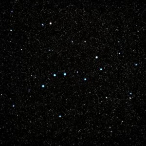 Star Field Collection: Optical photo of the star Sirius using star filter