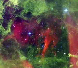 Astrophysics Collection: Rosette Nebula, infrared image