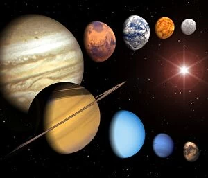 Space Jigsaw Puzzle Collection: Solar system