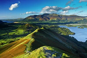 Related Images Mouse Mat Collection: ENGLAND Cumbria Lake District National Park View from Cats Bells near Derwentwater