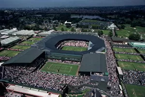 Tennis Photographic Print Collection: Aerial view of Wimbledon, England, United Kingdom, Europe