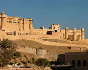 Architectural heritage Collection: The Amber Fort, Jaipur, Rajasthan, India, Asia