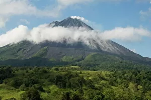 Serenity Collection: Arenal Volcano from the La Fortuna side, Costa Rica