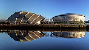 Well Known Collection: Armadillo and Hydro, Pacific Quay, Glasgow, Scotland, United Kingdom, Europe