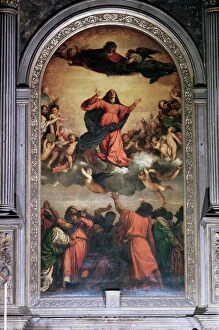 Photography Metal Print Collection: The Assumption by Titian, S