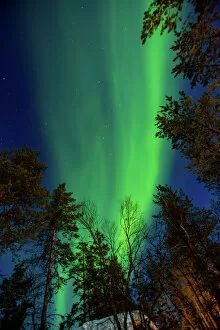 Related Images Premium Framed Print Collection: Aurora Borealis (the Northern Lights) over Kakslauttanen Igloo West Village, Saariselka