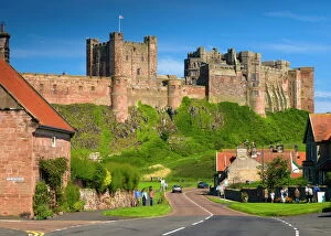 Related Images Metal Print Collection: Bamburgh Castle, Northumberland, England, United Kingdom, Europe