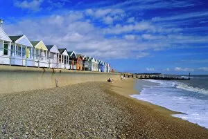 Relaxing Collection: Beach huts, Southwold, Suffolk, England, UK, Europe