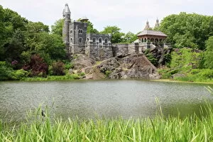 Ancient ruins Premium Framed Print Collection: Belvedere Castle, Central Park, New York City, New York, United States of America