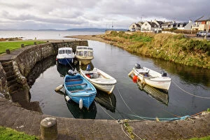 Moored Collection: Blackwaterfoot harbour, Isle of Arran, North Ayrshire, Scotland, United Kingdom, Europe