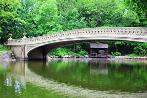 Related Images Fine Art Print Collection: Bow Bridge, Central Park, Manhattan, New York City, New York, United States of America